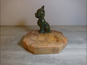 Vide poche Cendrier art déco chien stylisé