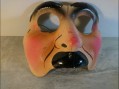 Photo 1 — Masque de Carnaval Ancien Carton Bouilli Déguisement Papier Mâché