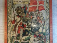 On ne relève pas Picardie - Mr de Rohan siège de Parme 1734 Affichette sous verre.