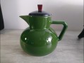 Photo 1 — Théière de style art déco en faïence verte