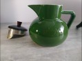 Photo 2 — Théière de style art déco en faïence verte