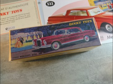DINKY TOYS ATLAS - Mercedes benz 300 SE  ref 533 - boite scellée neuf sous blister