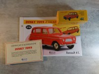 DINKY TOYS ATLAS VOITURE 4L  avec sa boite scellée 1/43 ref 518 blister + livret