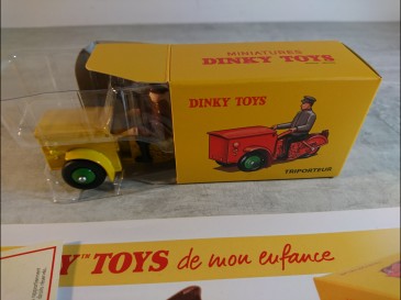 DINKY TOYS ATLAS fiche fascicule ref 14 le TRIPORTEUR boite + certificat