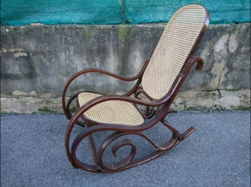Chaise à bascule - rocking chair style thonet