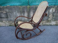 Chaise à bascule - rocking chair style thonet