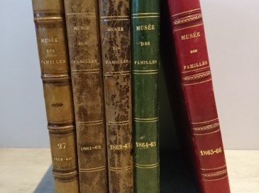 Musée des familles - lectures du soir - 1859 1860 1861 1862 1864 1865 1856