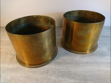 Paire Douille obus 1899 MAGDEBURG allemand  - PATRONFABRIK KARLSRUHE 1