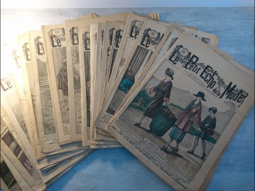 Lot de journaux  LE PETIT ECHO DE LA MODE illustré années 1918 1919 1920
