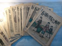 Lot de journaux  LE PETIT ECHO DE LA MODE illustré années 1918 1919 1920