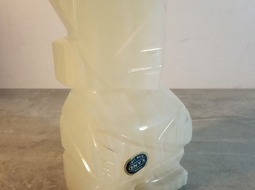 Statuette figures géométrique onyx mexique.