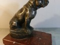 Photo 1 — Max le verrier - Art déco - Dogue Bulldog chien