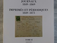 imprimés et périodiques  journaux 1849-1869 tome II fascicule 3 académie de philatélie