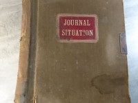 Journal de situation la Réole négociant vin registre ancien Lareole - Délas Louis