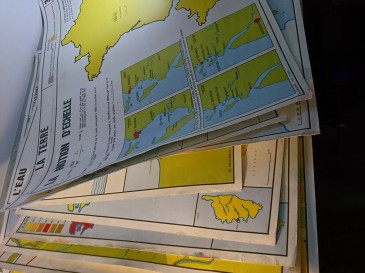 Lot de cartes scolaires géographiques France editeur Rossignol