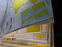 Lot de cartes scolaires géographiques France editeur Rossignol