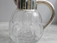 ANCIEN GRAND CARAFE/RAFRAICHISSOIR POUR ORANGEADE AVEC RÉSERVOIR GLAÇONS