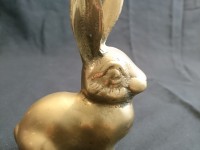 LAPIN - jolie statue figurine laiton bronze