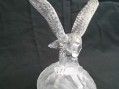 Photo 2 — Cristal d'arques figurine d'aigle sur son socle.
