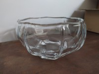 Vase coupe en cristal de vannes
