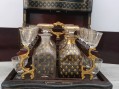 Photo 2 — TAHAN CAVE A LIQUEUR ANCIENNE NAPOLEON III MARQUETERIE XIXème A RESTAURER