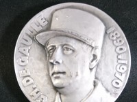 MEDAILLE - GENERAL DE GAULLE 1890.1970. bronze J.BALME croix de lorraine.