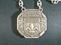 Médaille chevaliers de Provence montée en pendentif