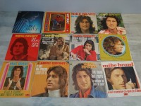 Lot 12 disques vinyles  MIKE BRANT 45 Tours ( 12 disques ) 