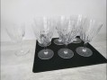 Photo 1 — Lot de 7 VERRES BACCARAT modèle Casino cristal