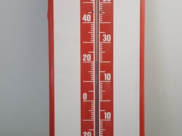 Thermomètre mural publicitaire tole peinte machines agricoles KUHN 67700 - saverne