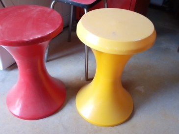 Tabouret vintage type tam tam