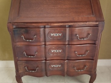 Secretaire style rustique en bois massif