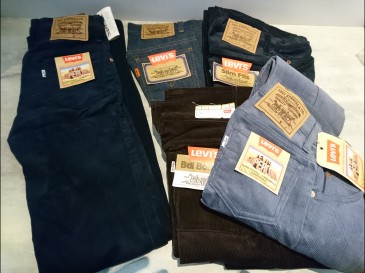Lot levi's levis vintage 630 602 jean velours 