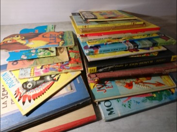 Lot de livres enfants jeunesses anciens dont pop-up popup