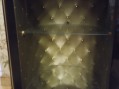 Photo 3 — Meuble bar sur roulette vintage années 60 intérieur capitonné