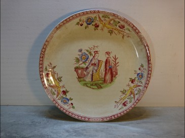 Assiette Tonkin Pexonne -  décors asiatique
