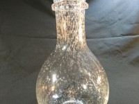 Grand vase Biot en verre bullé