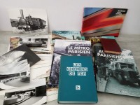 Lot chemins de fer SNCF photos livres. RATP