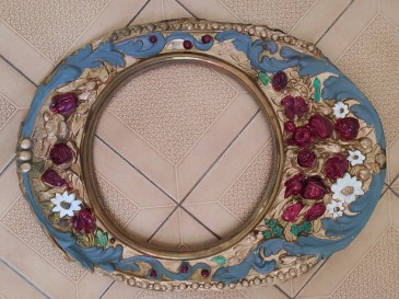 Élément décoratif médaillon comtoise mécanisme