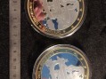 Photo 2 — 2 Médailles Euro Giants -10 Ans de L Euro 1999 - 2009  Eruo Giganten - Geants Euro
