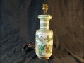 Photo 2 — Vase asiatique en porcelaine de Canton monté en lampe ( accidenté )