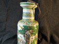 Photo 3 — Vase asiatique en porcelaine de Canton monté en lampe ( accidenté )