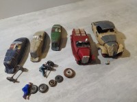 Lot les jouets citroen plâtre et farine + pompier indefini