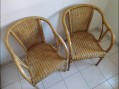 Photo 2 — Paire de fauteuils en osier