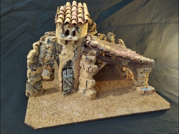 Crèche pour santons 