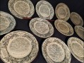 Photo 1 — 11 assiettes à dessert - les départements de France