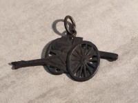 Pendentif souvenir Canon de 75 Français Première Guerre Mondiale