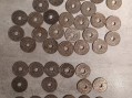 Photo 1 — LOT Pièces 10 cts France troués Lindauer Cupro-nickel 1918 à 1939