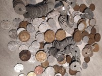 Lot pièces à trous et divers France - trouées monnaie chambre commerce