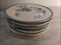 Photo 2 — Lot de 12 assiettes du service Groseilles Faïence de Sarreguemines 